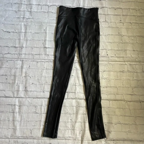 Spanx Black Faux Leather Leggings Bundle